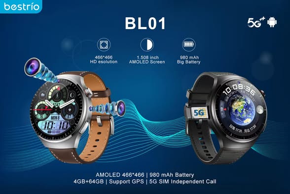 Bestrio - BL01 Amoled Smartwatch